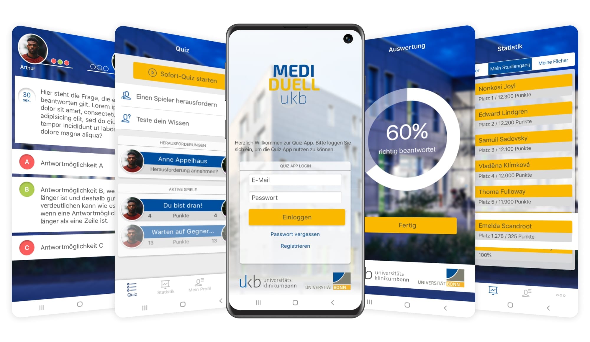 Referenz Uniklinik Bonn Mediduell App