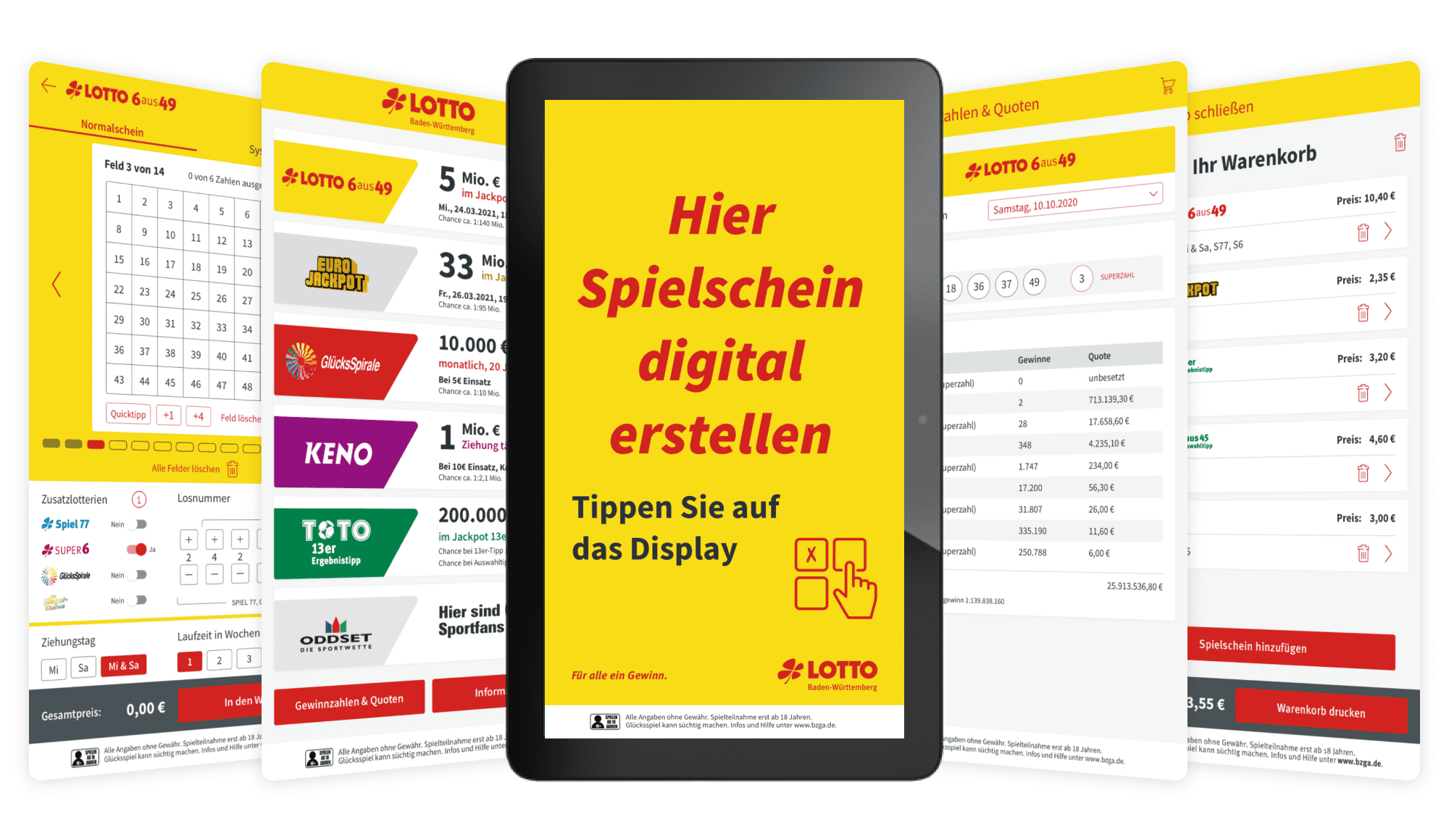 Referenz LOTTO Baden-Württemberg Smart Device App