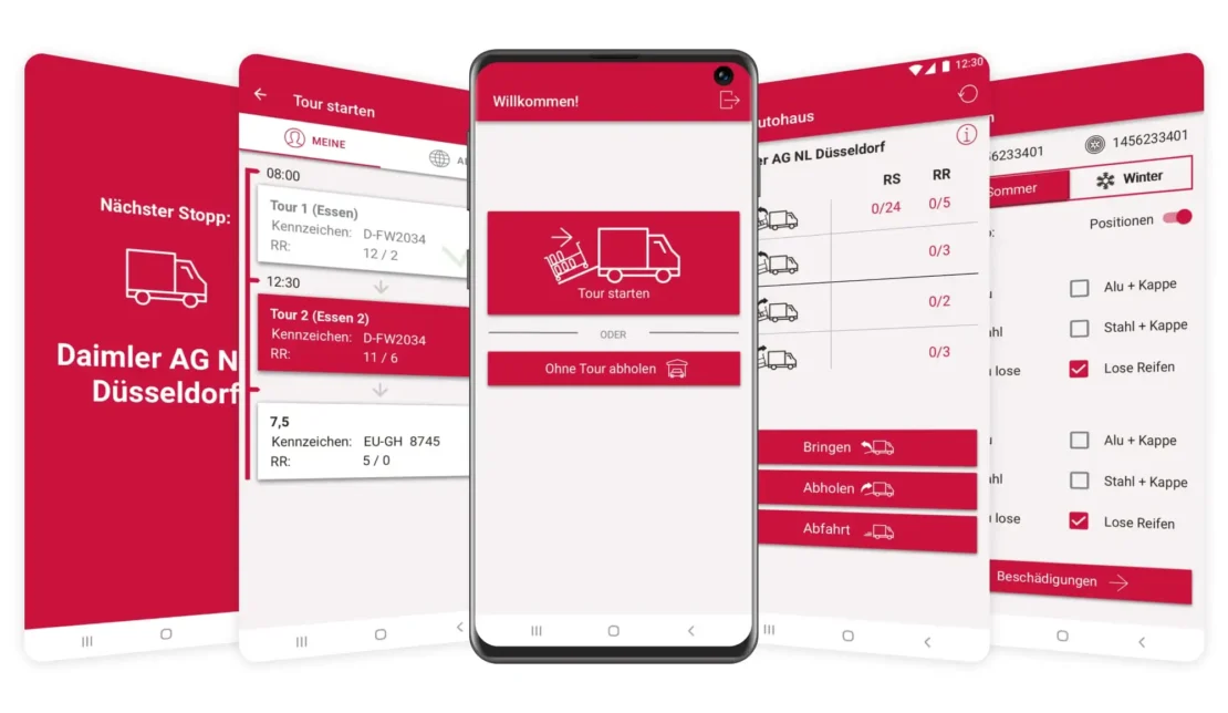 4wheels logistik app referenz